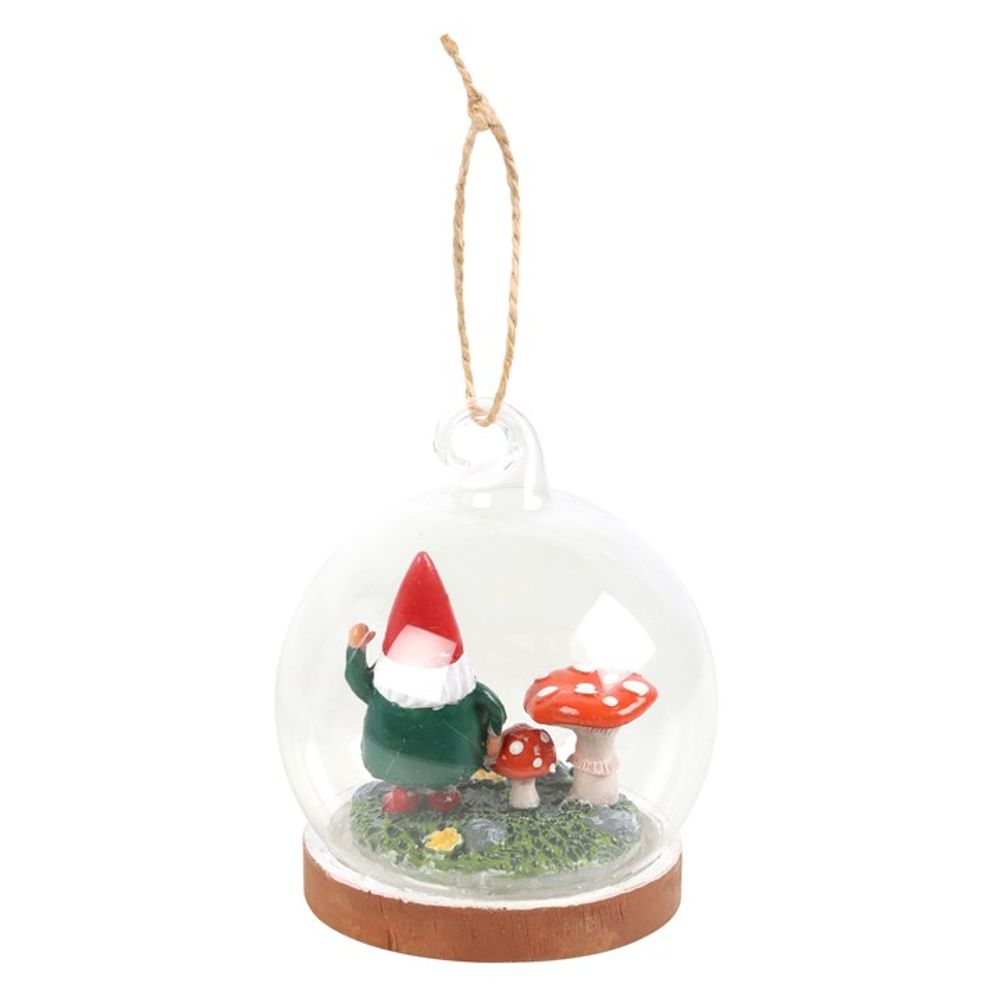 Gnome Glass Dome Hanging Decoration - ScentiMelti Home Fragrance, Beauty & Gifts UK