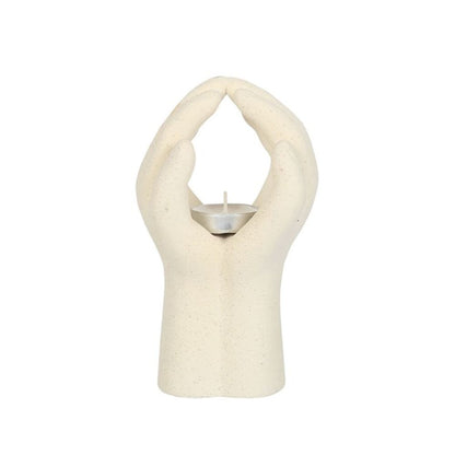 Praying Hands Tealight Holder - ScentiMelti  Praying Hands Tealight Holder