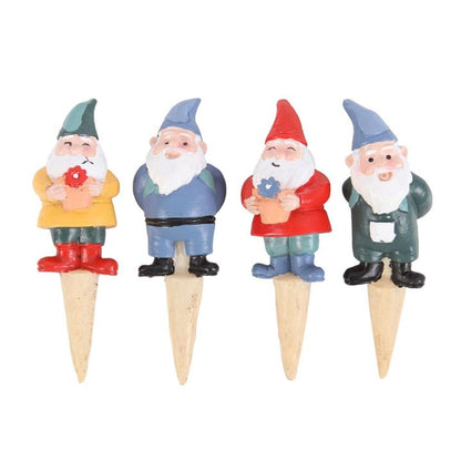 Set of 4 Mini Gnome Plant Pot Pals - ScentiMelti  Set of 4 Mini Gnome Plant Pot Pals