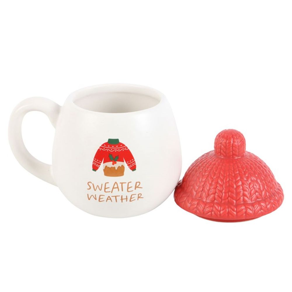 Sweater Weather Lidded Mug - ScentiMelti  Sweater Weather Lidded Mug