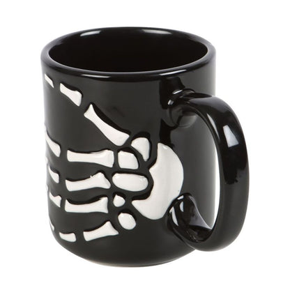 Skeleton Hand Mug - ScentiMelti  Skeleton Hand Mug