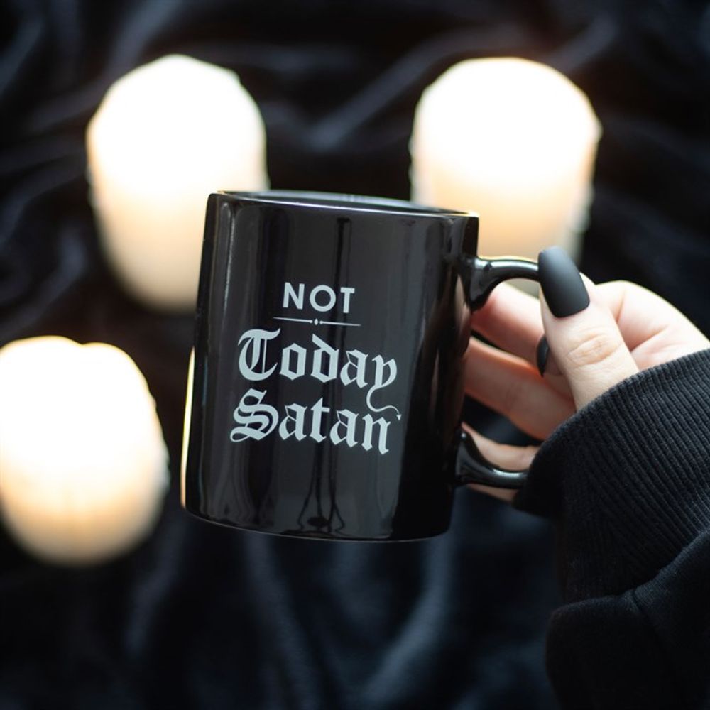 Not Today Satan Mug - ScentiMelti  Not Today Satan Mug