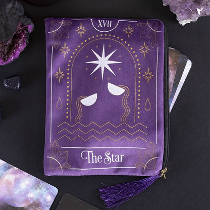 The Star Tarot Card Zippered Bag - ScentiMelti  The Star Tarot Card Zippered Bag