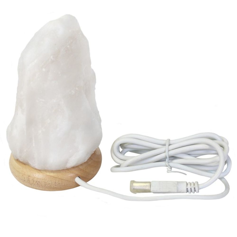 White Colour Changing USB Salt Lamp - ScentiMelti Home Fragrance, Beauty & Gifts UK