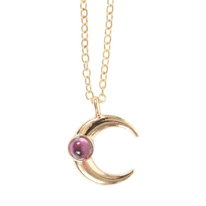 The Moon Celestial Amethyst Necklace Card - ScentiMelti  The Moon Celestial Amethyst Necklace Card