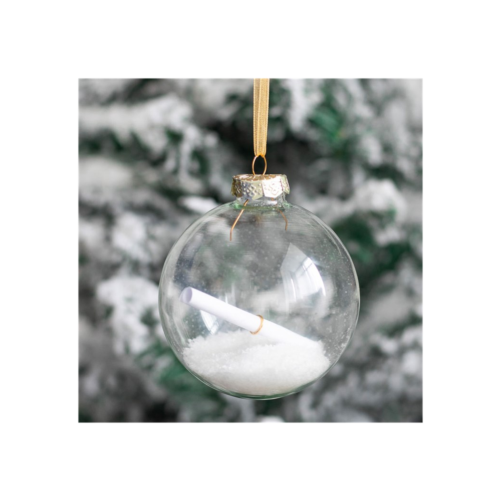 Christmas Wish Hanging Glass Bauble - ScentiMelti  Christmas Wish Hanging Glass Bauble