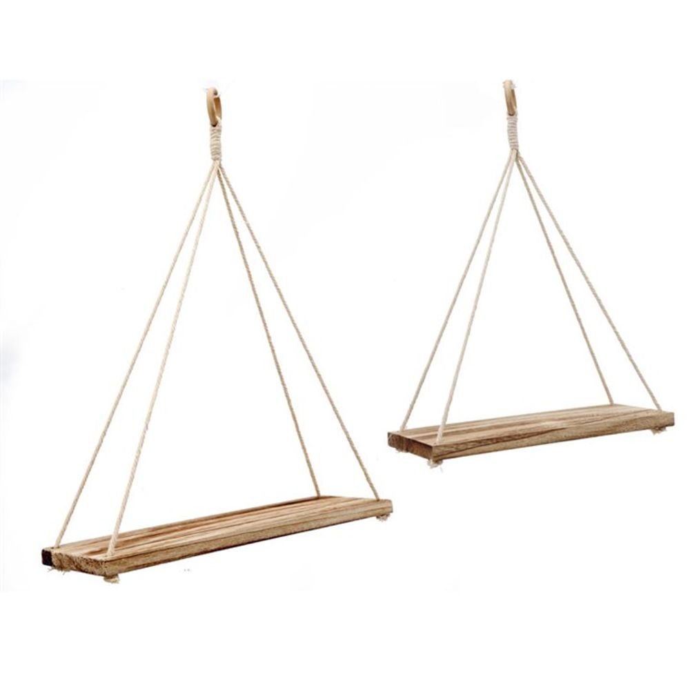 Set of 2 Hanging Wall Shelves - ScentiMelti Home Fragrance, Beauty & Gifts UK