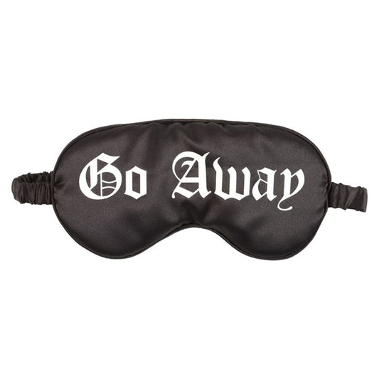 Go Away Gothic Satin Sleep Mask - ScentiMelti Home Fragrance, Beauty & Gifts UK