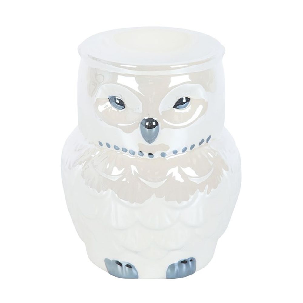 Owl Shaped Iridescent Oil Burner and Wax Warmer - ScentiMelti Home Fragrance, Beauty & Gifts UK