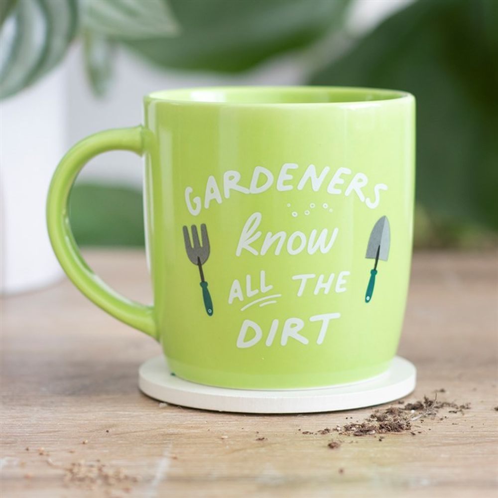 Gardeners Know All The Dirt Ceramic Mug - ScentiMelti Home Fragrance, Beauty & Gifts UK