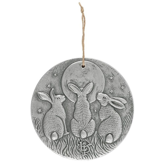 Silver Effect Moon Shadows Plaque by Lisa Parker - ScentiMelti  Silver Effect Moon Shadows Plaque by Lisa Parker