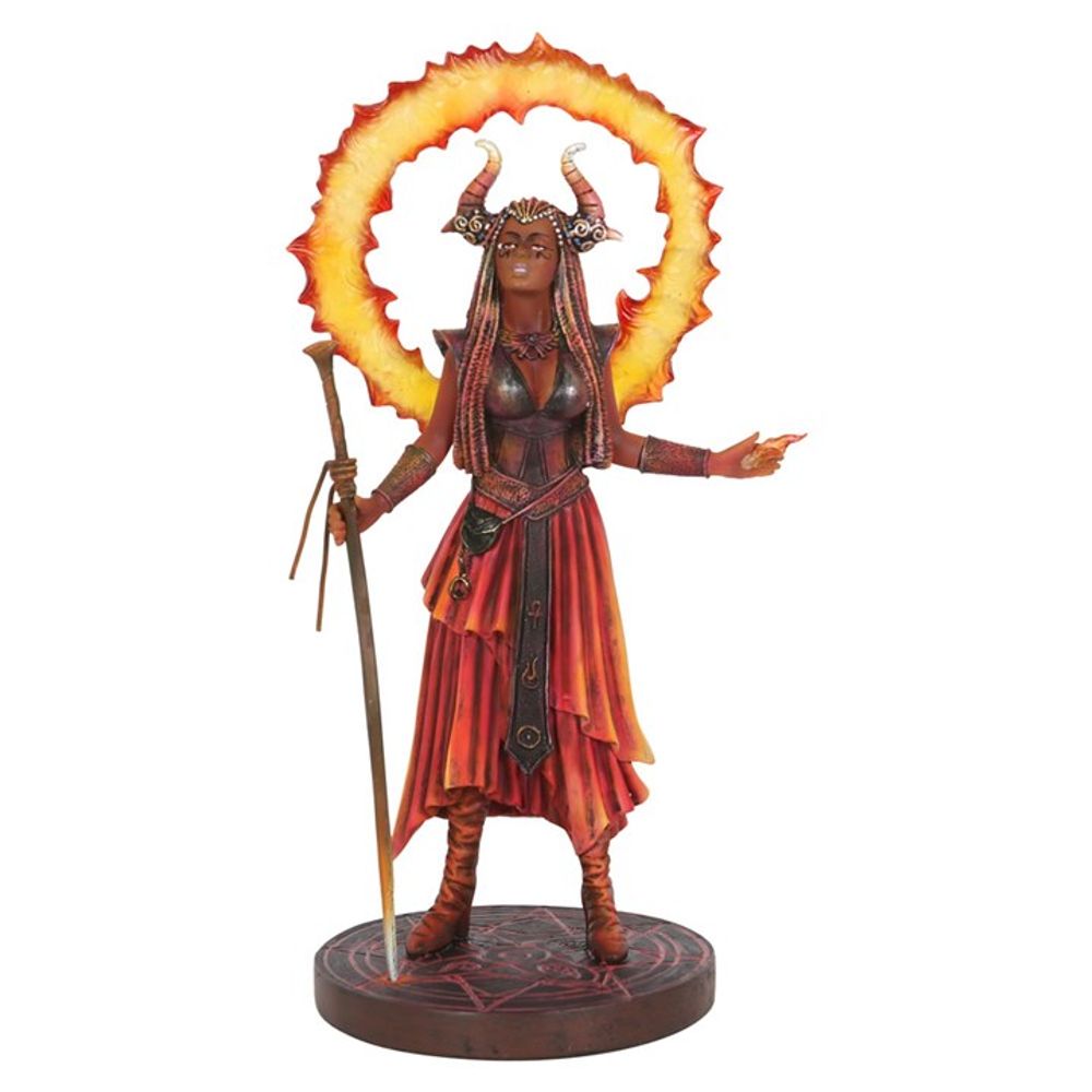 Fire Elemental Sorceress Figurine by Anne Stokes - ScentiMelti  Fire Elemental Sorceress Figurine by Anne Stokes