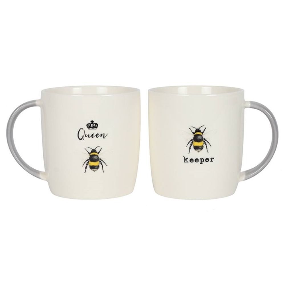 Queen Bee and Bee Keeper Mug Set - ScentiMelti  Queen Bee and Bee Keeper Mug Set