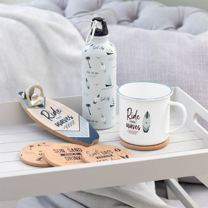 Surf's Up Cork Coaster Set - ScentiMelti Home Fragrance, Beauty & Gifts UK