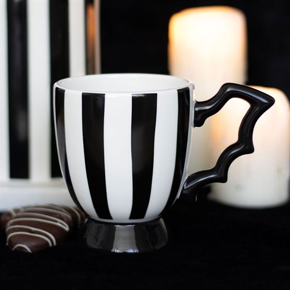 Striped Bat Wing Teacup - ScentiMelti  Striped Bat Wing Teacup