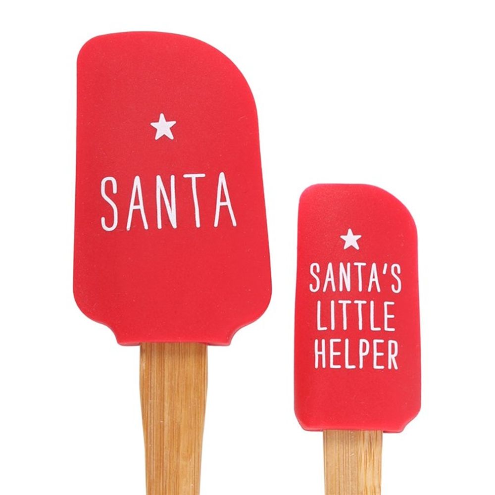 Santa's Helper Silicone Spatula Set - ScentiMelti  Santa's Helper Silicone Spatula Set