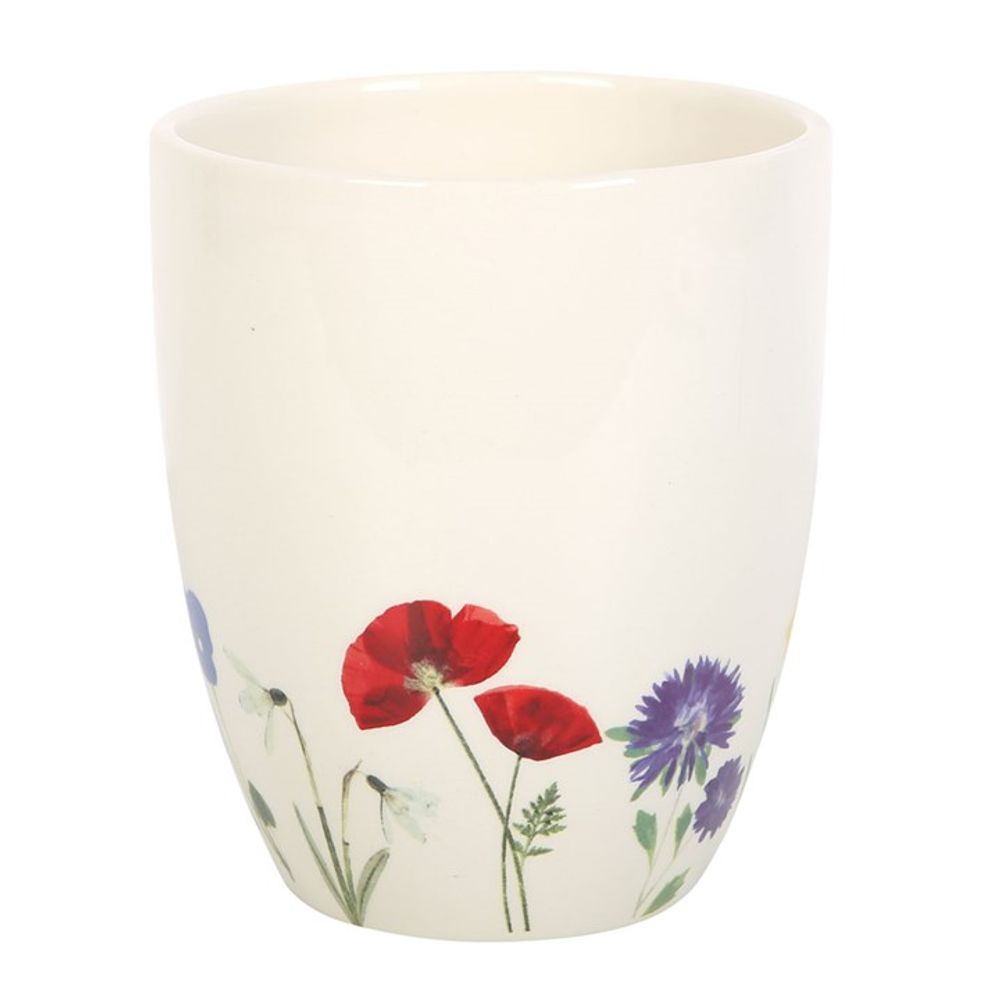 Wildflower Ceramic Plant Pot - ScentiMelti Home Fragrance, Beauty & Gifts UK