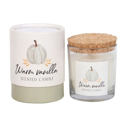 Warm Vanilla Autumn Candle - ScentiMelti  Warm Vanilla Autumn Candle