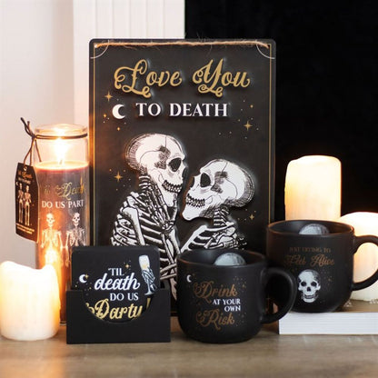 Til Death Do Us Part Amber Noir Tube Candle - ScentiMelti  Til Death Do Us Part Amber Noir Tube Candle