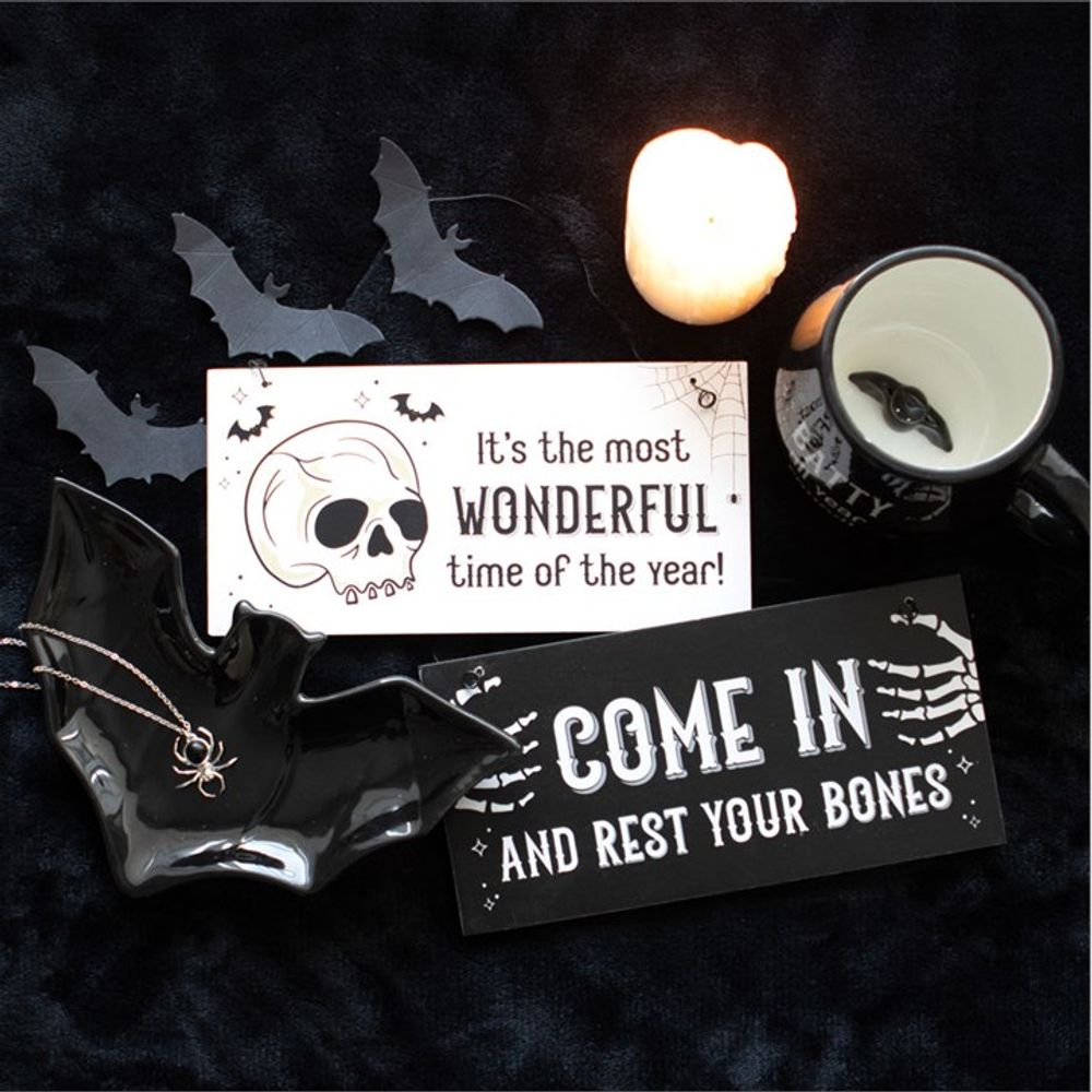 Most Wonderful Time of the Year Skull Hanging Sign - ScentiMelti  Most Wonderful Time of the Year Skull Hanging Sign