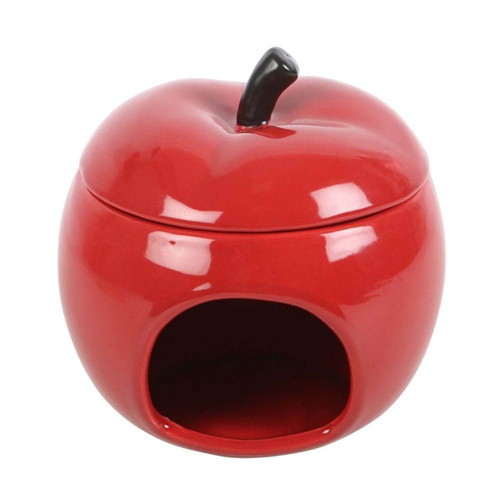 Red Apple Ceramic Oil Burner - ScentiMelti  Red Apple Ceramic Oil Burner