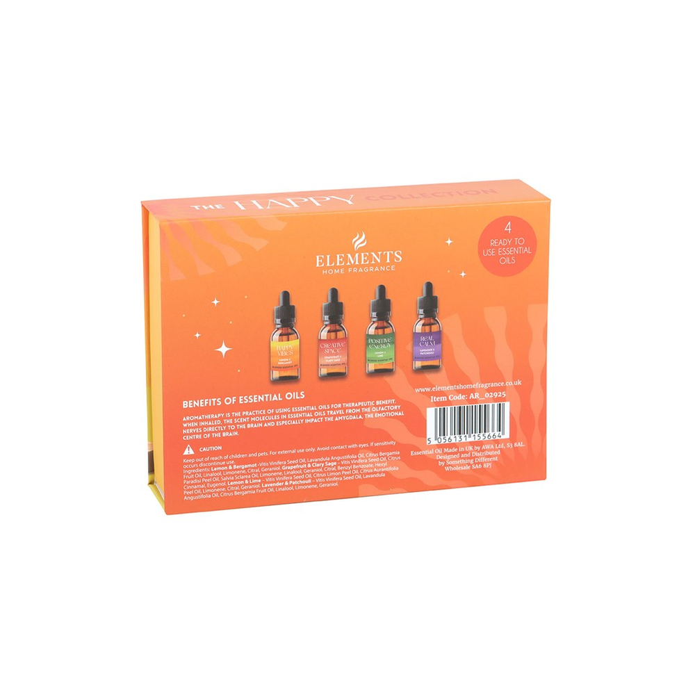 The Happy Collection Blended Essential Oil Set - ScentiMelti Home Fragrance, Beauty & Gifts UK