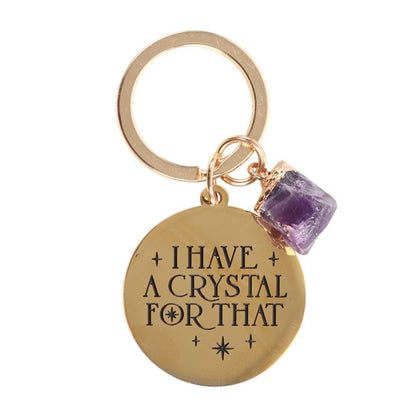 I Have a Crystal for That Amethyst Crystal Keyring - ScentiMelti  I Have a Crystal for That Amethyst Crystal Keyring