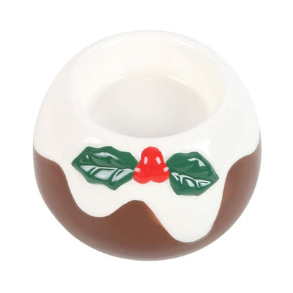 Christmas Pudding Tealight Candle Holder - ScentiMelti  Christmas Pudding Tealight Candle Holder