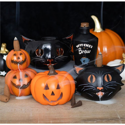 Black Cat Backflow Incense Burner - ScentiMelti  Black Cat Backflow Incense Burner