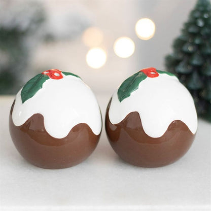 Christmas Pudding Salt and Pepper Shakers - ScentiMelti  Christmas Pudding Salt and Pepper Shakers