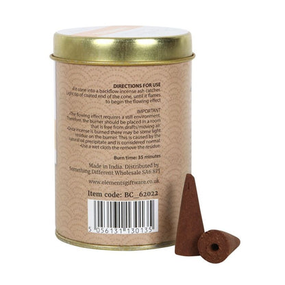 6 Tins of Elements Frankincense Jumbo Backflow Cones - ScentiMelti  6 Tins of Elements Frankincense Jumbo Backflow Cones