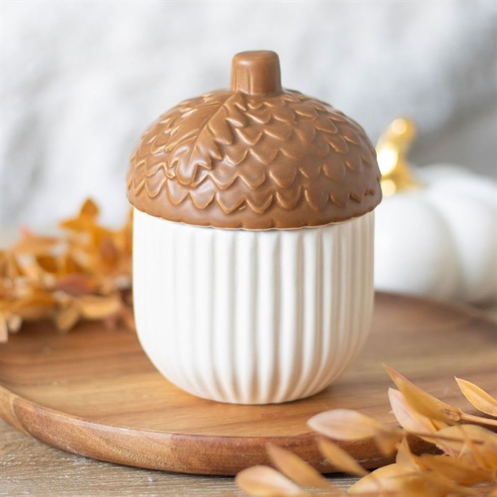 Autumn Acorn Oil Burner - ScentiMelti  Autumn Acorn Oil Burner