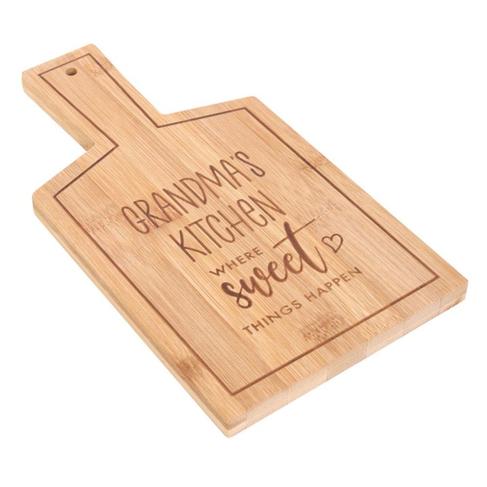 Grandma's Kitchen Bamboo Serving Board - ScentiMelti  Grandma's Kitchen Bamboo Serving Board