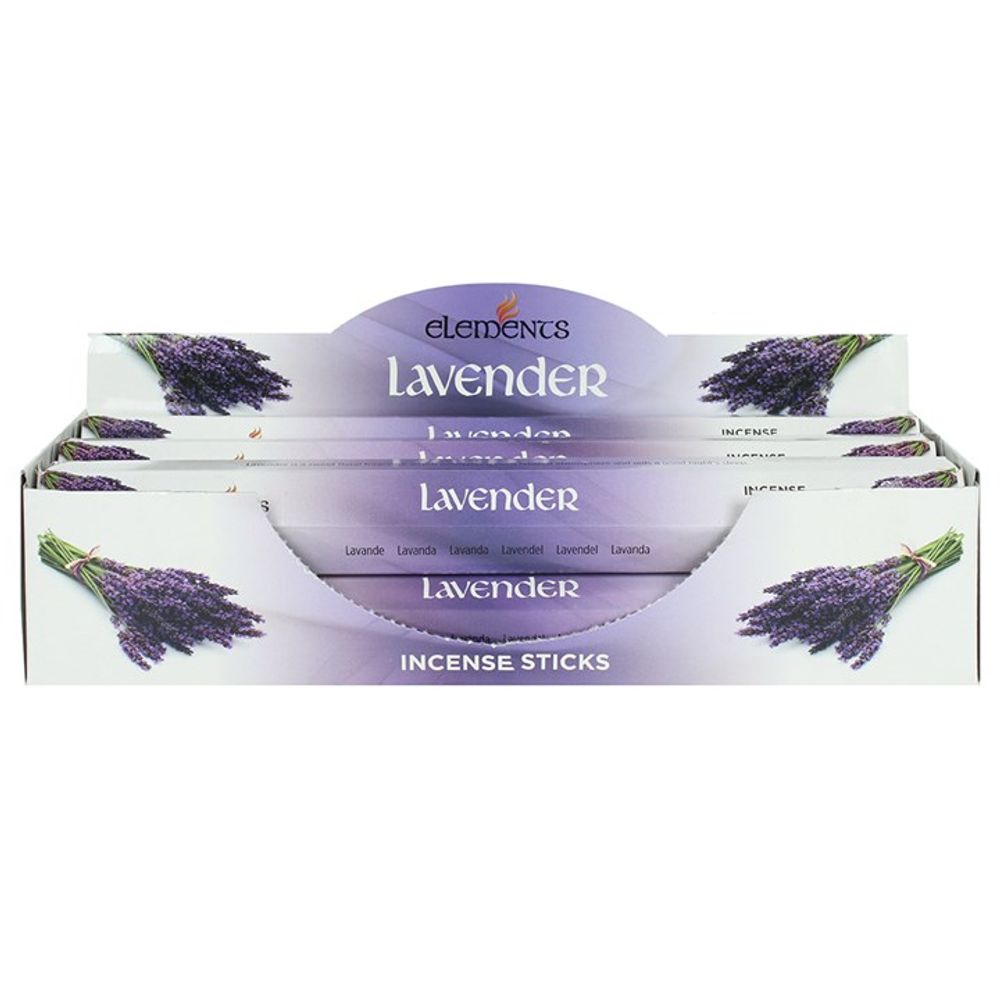 Set of 6 Packets of Elements Lavender Incense Sticks - ScentiMelti  Set of 6 Packets of Elements Lavender Incense Sticks