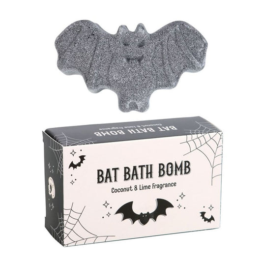 Bat Shaped Coconut & Lime Bath Bomb - ScentiMelti  Bat Shaped Coconut & Lime Bath Bomb