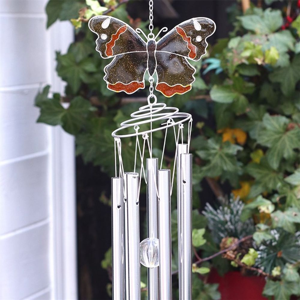 Red Admiral Butterfly Windchime - ScentiMelti Home Fragrance, Beauty & Gifts UK