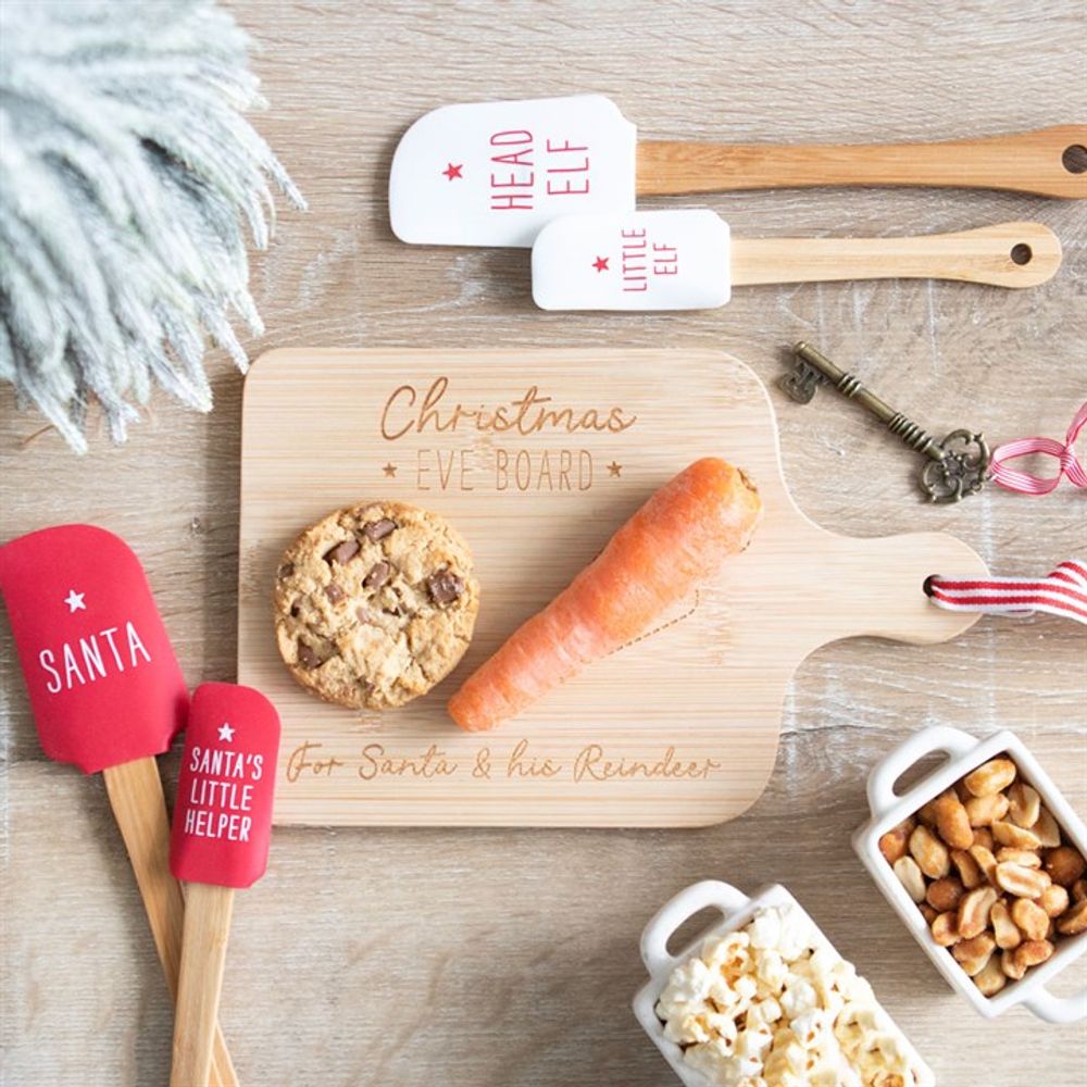 Wooden Christmas Eve Serving Board - ScentiMelti  Wooden Christmas Eve Serving Board