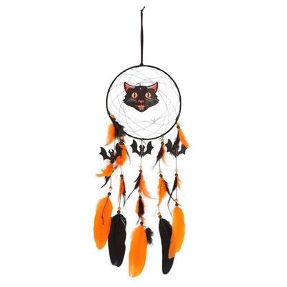 Black Cat Halloween Dreamcatcher - ScentiMelti  Black Cat Halloween Dreamcatcher