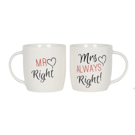 Set of 2 Mr & Mrs Mugs - ScentiMelti  Set of 2 Mr & Mrs Mugs