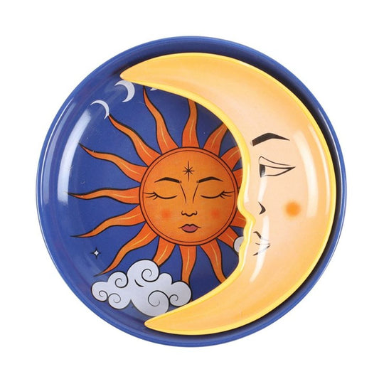 Sun and Moon Celestial Stacking Trinket Dish - ScentiMelti Home Fragrance, Beauty & Gifts UK