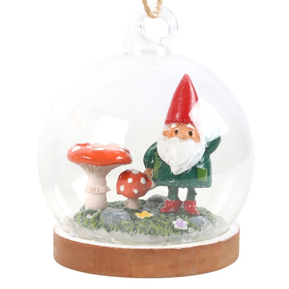 Gnome Glass Dome Hanging Decoration - ScentiMelti Home Fragrance, Beauty & Gifts UK