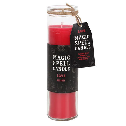 Rose 'Love' Spell Tube Candle - ScentiMelti  Rose 'Love' Spell Tube Candle