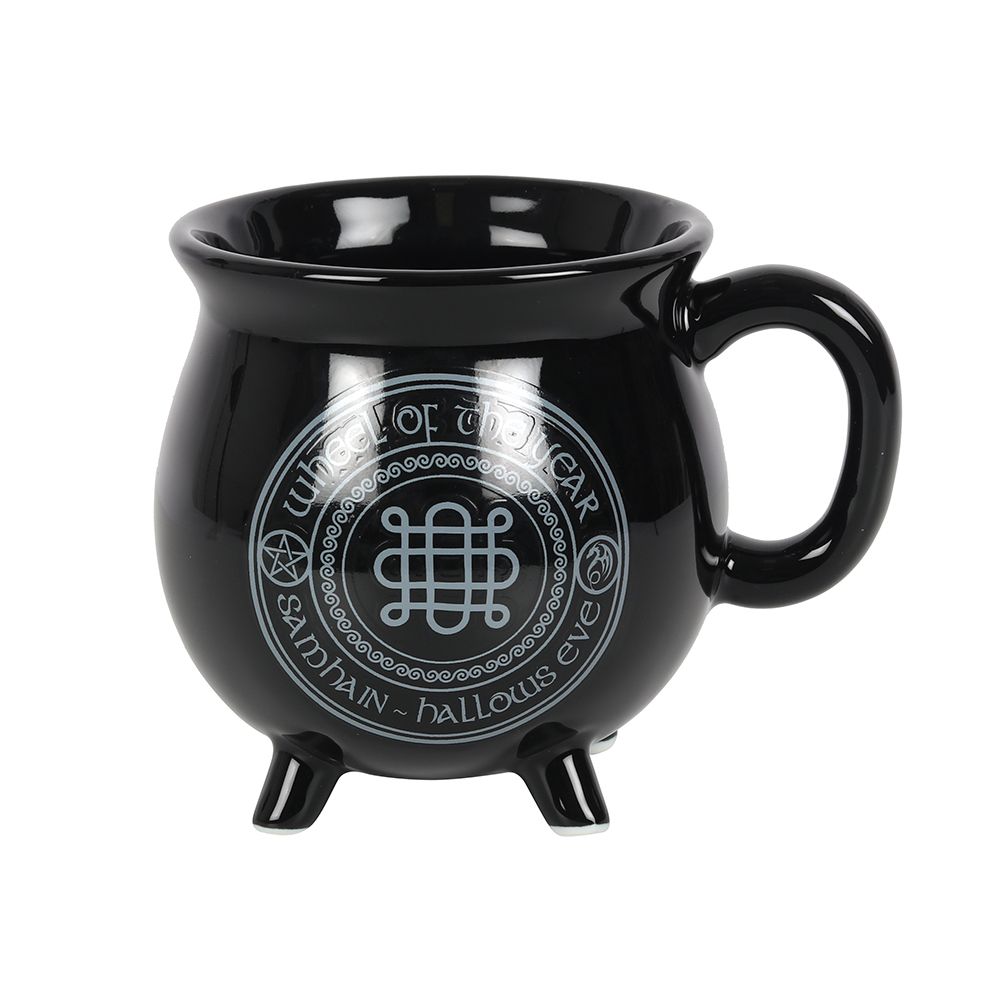 Samhain Colour Changing Cauldron Mug by Anne Stokes - ScentiMelti Home Fragrance, Beauty & Gifts UK