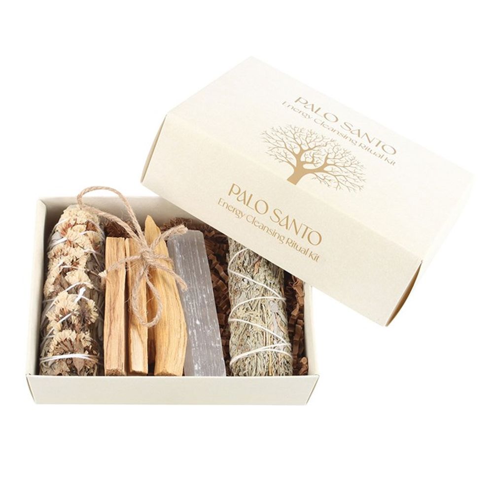 Palo Santo Energy Cleansing Ritual Kit - ScentiMelti Home Fragrance, Beauty & Gifts UK