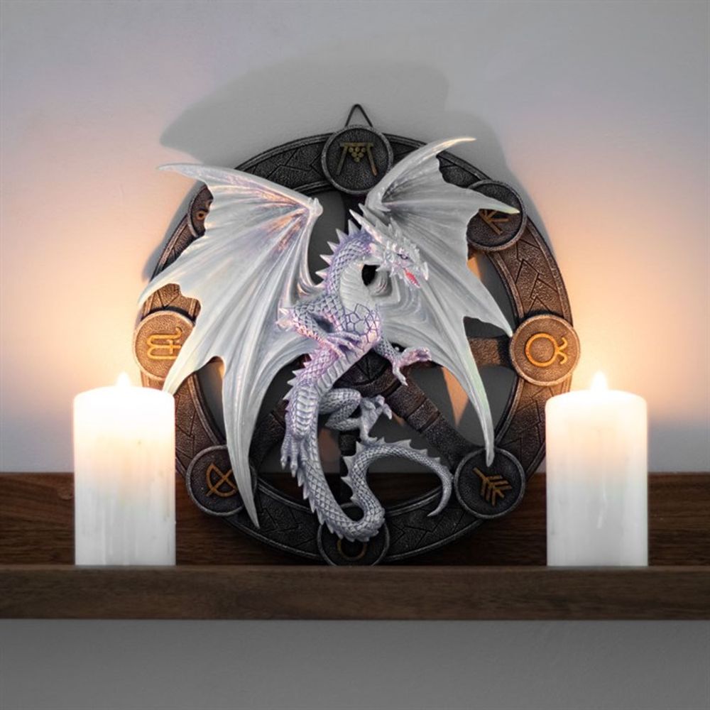 Yule Dragon Resin Wall Plaque by Anne Stokes - ScentiMelti  Yule Dragon Resin Wall Plaque by Anne Stokes