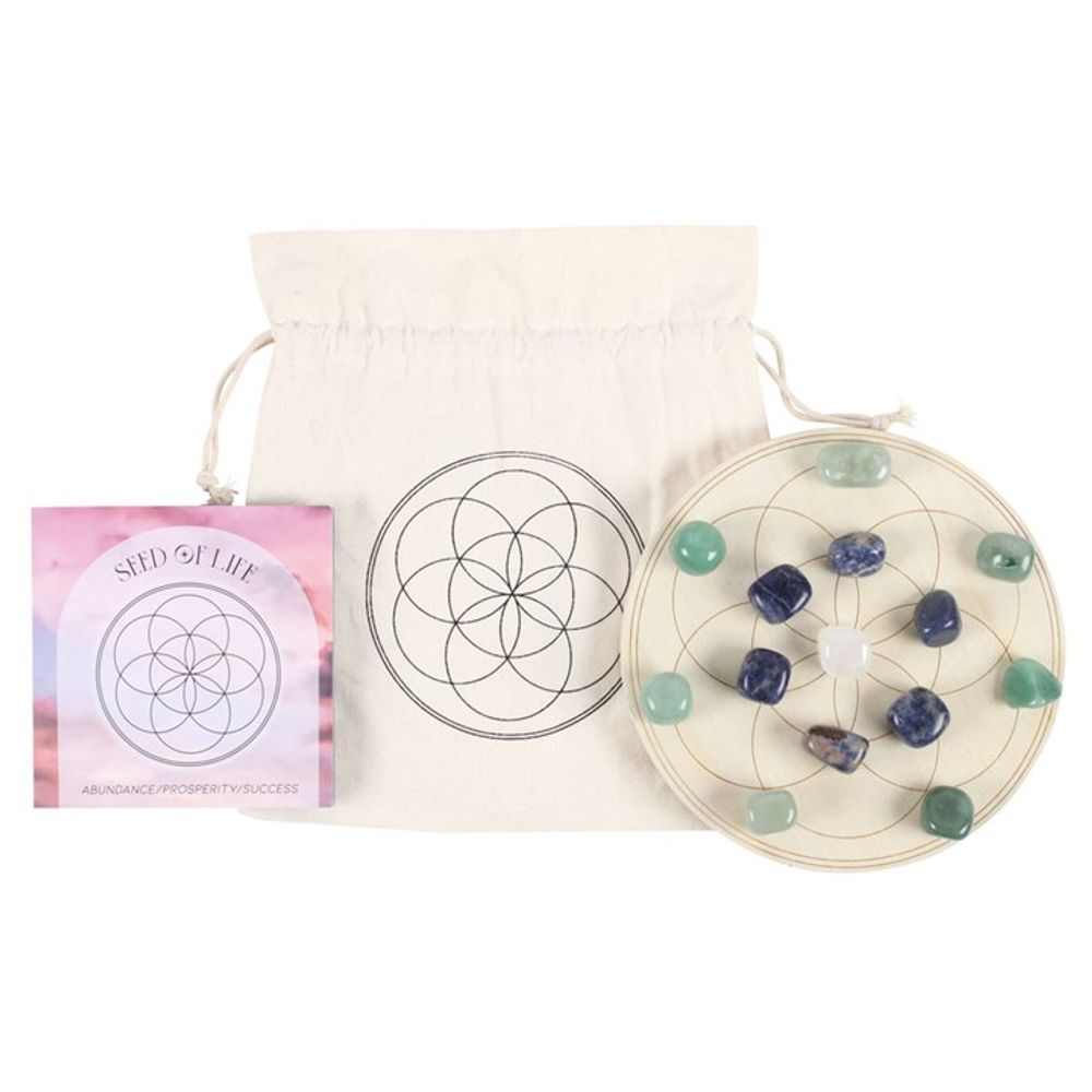 Seed of Life Crystal Grid Set - ScentiMelti  Seed of Life Crystal Grid Set