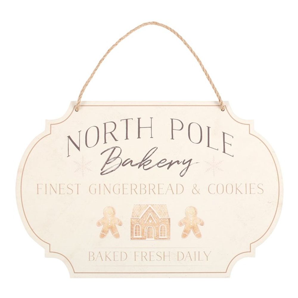 North Pole Bakery Hanging Sign - ScentiMelti  North Pole Bakery Hanging Sign