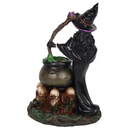 Witch with Cauldron Backflow Incense Burner - ScentiMelti  Witch with Cauldron Backflow Incense Burner