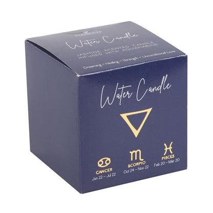 Water Element Jasmine Crystal Chip Candle - ScentiMelti  Water Element Jasmine Crystal Chip Candle