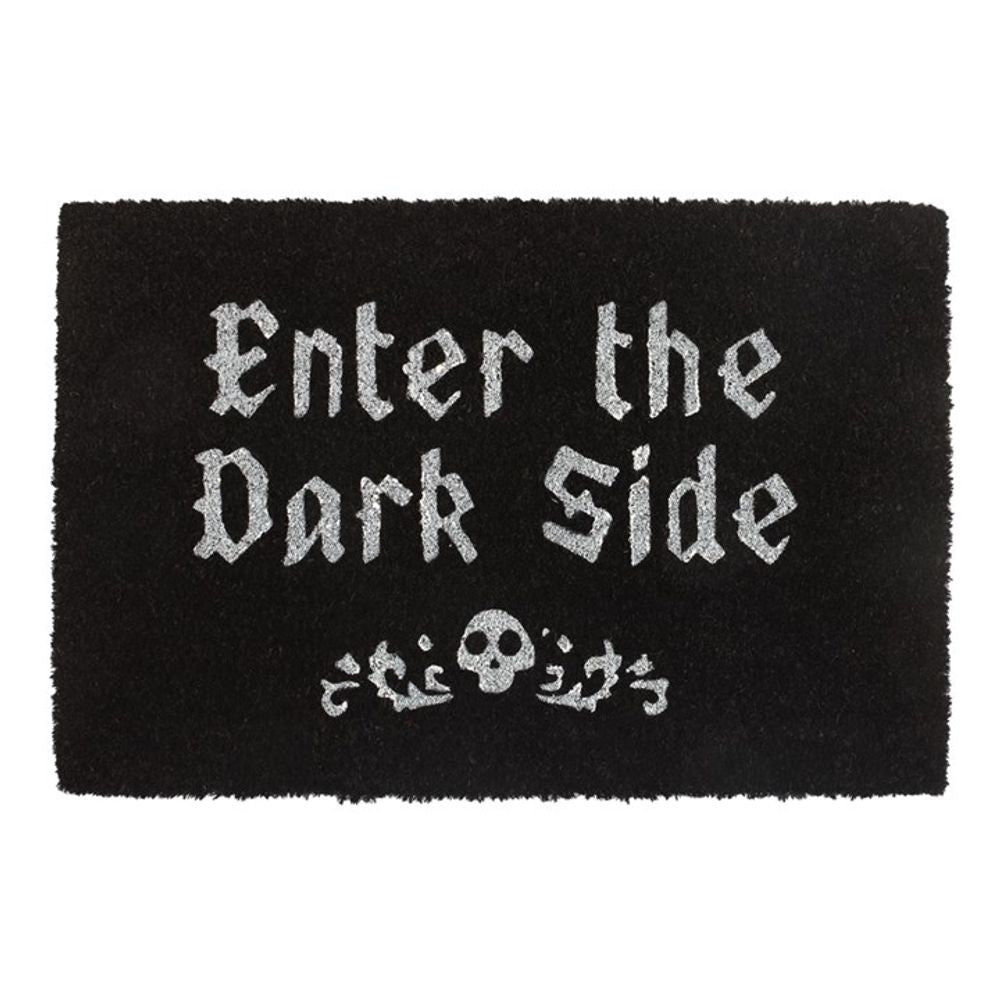 Black Enter The Dark Side Coir Doormat - ScentiMelti Home Fragrance, Beauty & Gifts UK